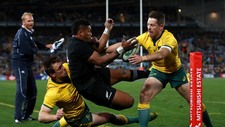 The All Blacks made a host of uncharacteristic errors in the first period, but the second half was different story 