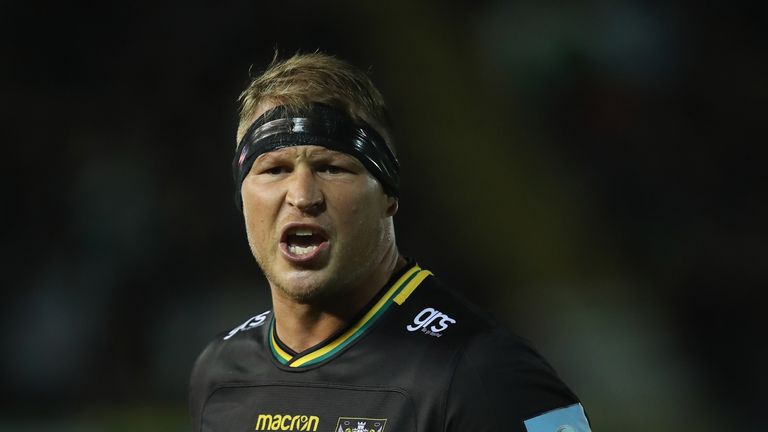 Dylan Hartley scored Northampton Saints' only try of the game