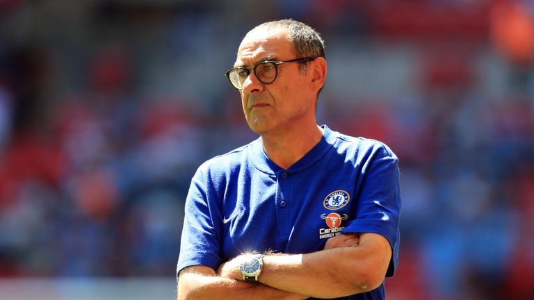 Image result for Maurizio Sarri and Ross Barkley