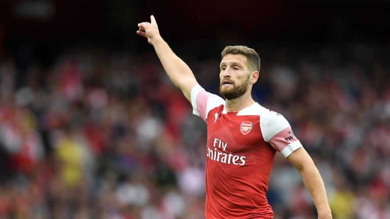Shkodran Mustafi is the surprise top-ranked centre-back