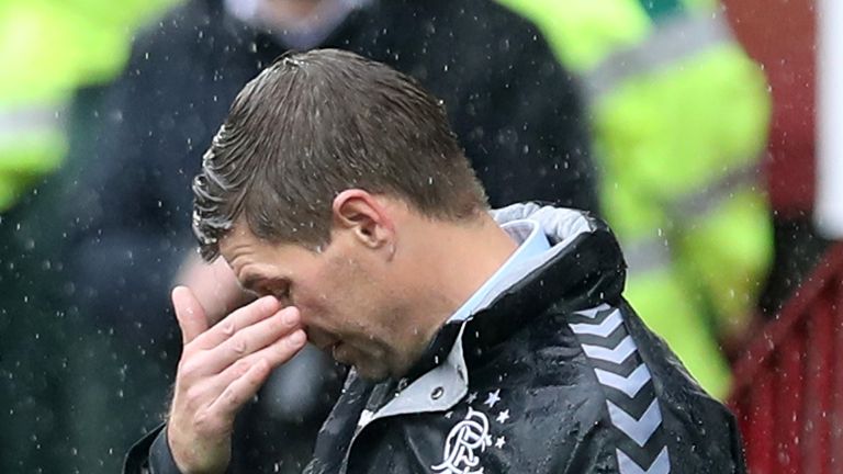 Rangers manager Steven Gerrard offered to shoulder the blame for Motherwell’s last-gasp equaliser