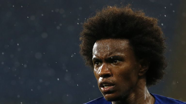 Willian had been linked with PSG