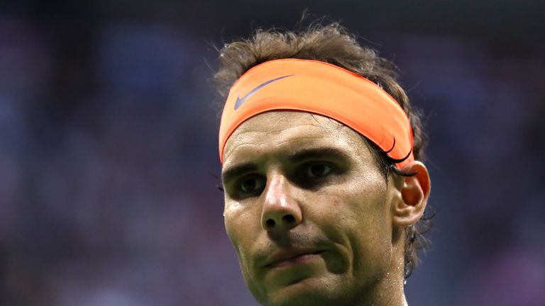Rafael Nadal was bidding for his 18th Grand Slam title