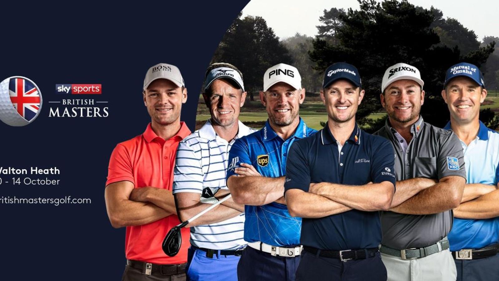 Sky Sports British Masters More stars confirmed for Walton Heath Golf News Sky Sports