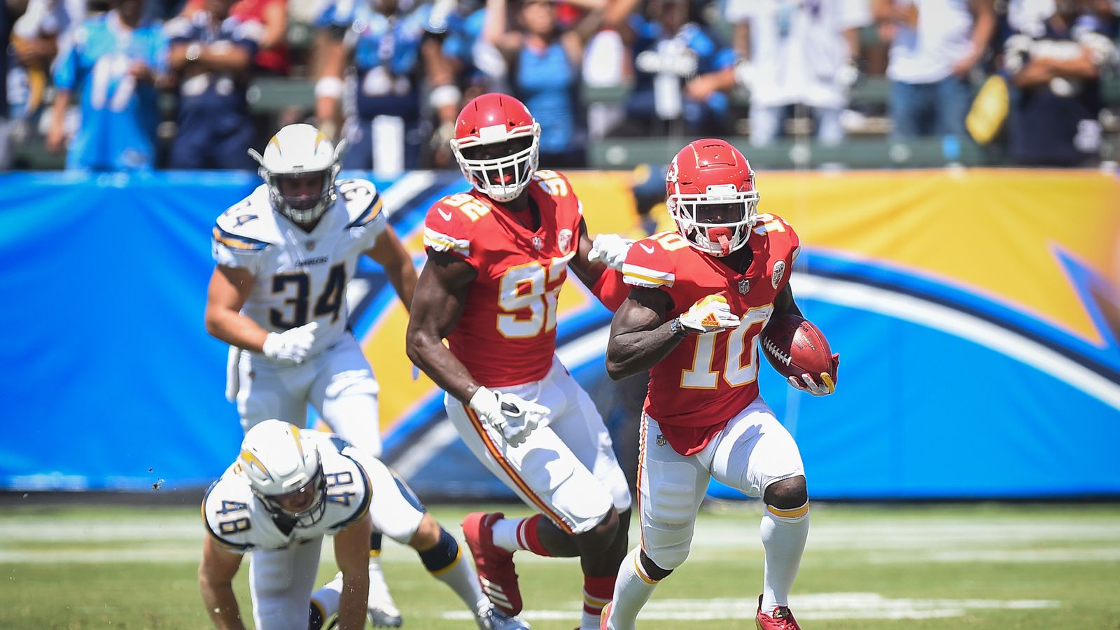 WATCH: Tyreek Hill scores 91-yard punt return touchdown for Kansas City  Chiefs, NFL News