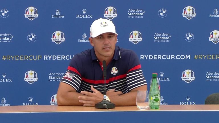 Brooks Koepka believes the Ryder Cup is a 'true sporting event', comparing the atmosphere to the likes of NFL and Basketball. 