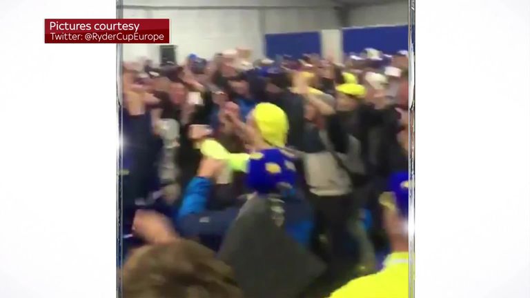 Tommy Fleetwood and Francesco Molinari have been a dream team for Europe at the Ryder Cup so far and the fans have been showing them a lot of love!