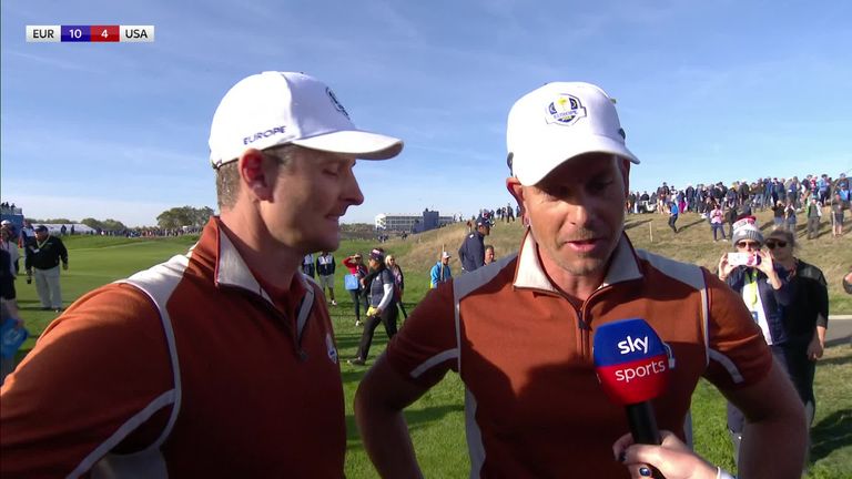 Justin Rose says he and partner Henrik Stenson have become comfortable playing at Le Golf National after winning their foursomes match.