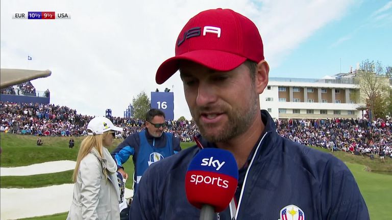 Webb Simpson was relieved after winning a tough match against his friend Justin Rose.