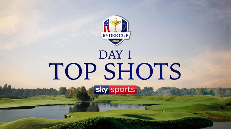 Take a look at the best shots from the opening day of the 2018 Ryder Cup.