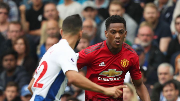 Anthony Martial has made just one appearance for United this season