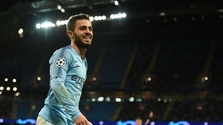 Bernardo Silva scored for City in the second half
