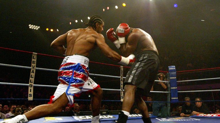 Haye beat Mormeck to add the WBC cruiserweight title to his own WBA version