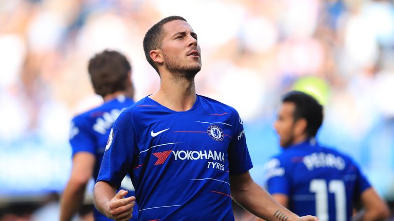 Eden Hazard scored a hat-trick for Chelsea in their win over Cardiff on Saturday