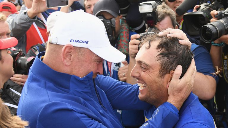 Molinari became the first European player to win all five of his matches at the Ryder Cup