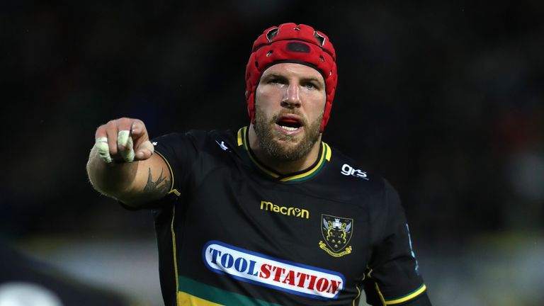 James Haskell has the most international caps of any of England's potential No 8 options