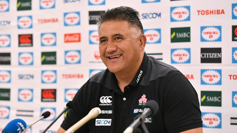 Jamie Joseph will be hoping to coach Japan to a World Cup quarter-final next year