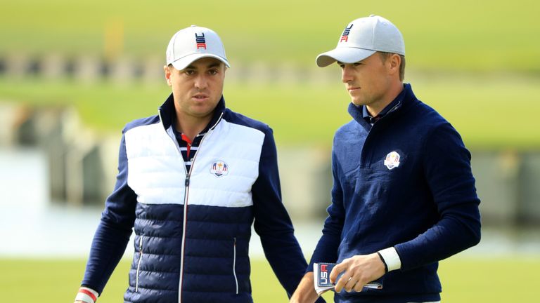 Thomas Bjorn says the Jordan Spieth and Justin Thomas pairing worked for the US after Patrick Reed criticised Spieth for not continuing to partner him.