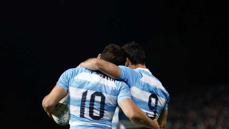 Argentina fly-half Nicolas Sanchez made two counts of history at Trafalgar Park