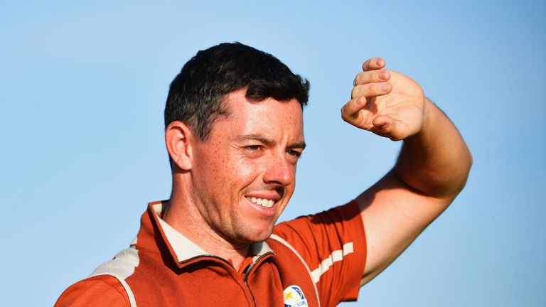 Rory McIlroy will lead Europe in the singles