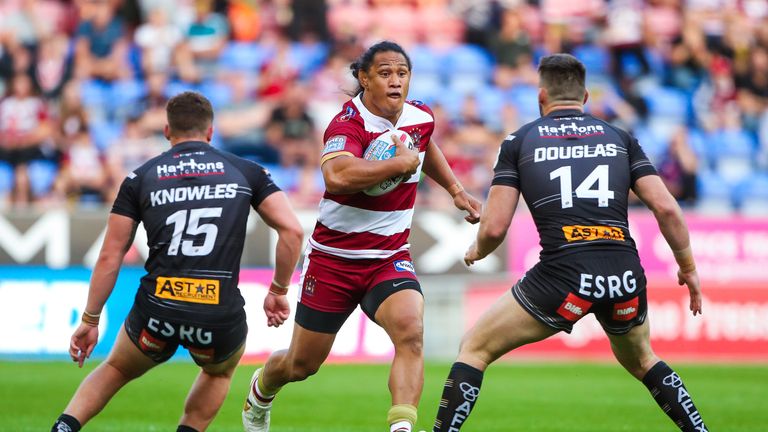 Wigan's Taulima Tautai returns to the selection mix for the Warrington clash