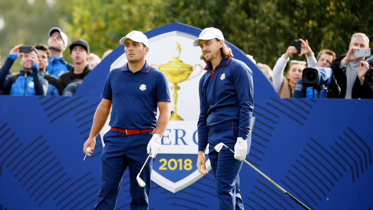 Fleetwood and Molinari gave Europe some momentum heading into the afternoon