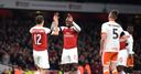 Arsenal edge past Blackpool