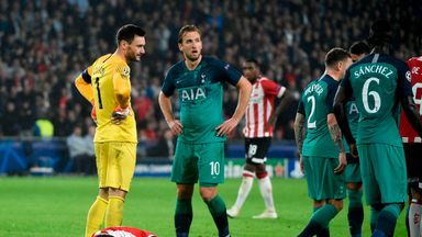 Hugo Lloris and Harry Kane reflect on the goalkeeper's red card