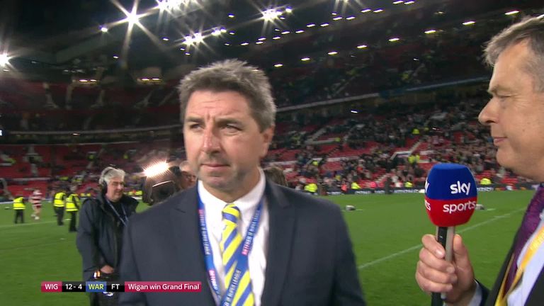 Warrington's Steve Price gives credit to Wigan's defence after the Wolves went down 12-4 in the Grand Final