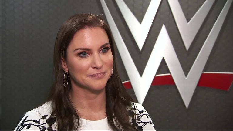 WWE chief brand officer Stephanie McMahon tells Sky Sports that the decision to keep the Crown Jewel event in Saudi Arabia was a tough one