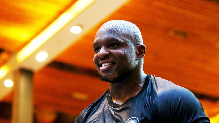 Whyte is working towards his fight with Oscar Rivas, live on Sky Sports Box Office