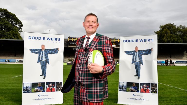 Weir is throwing himself fully into the fight to find a cure for MND