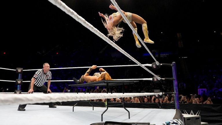 Check out the best moves from WWE's first all-women's pay-per-view event, Evolution
