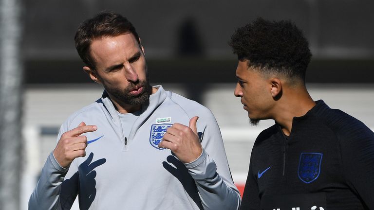 Gareth Southgate is set to start Jadon Sancho against the USA at Wembley