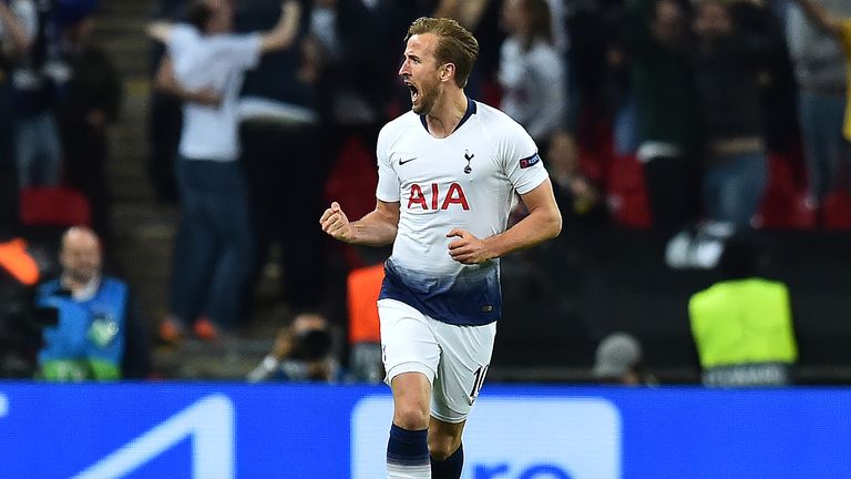 Harry Kane was on target for Spurs against Barcelona