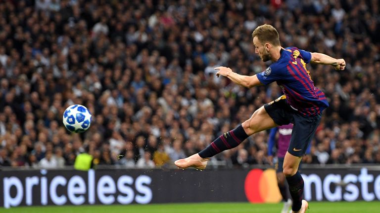 Ivan Rakitic scored from long range against Spurs