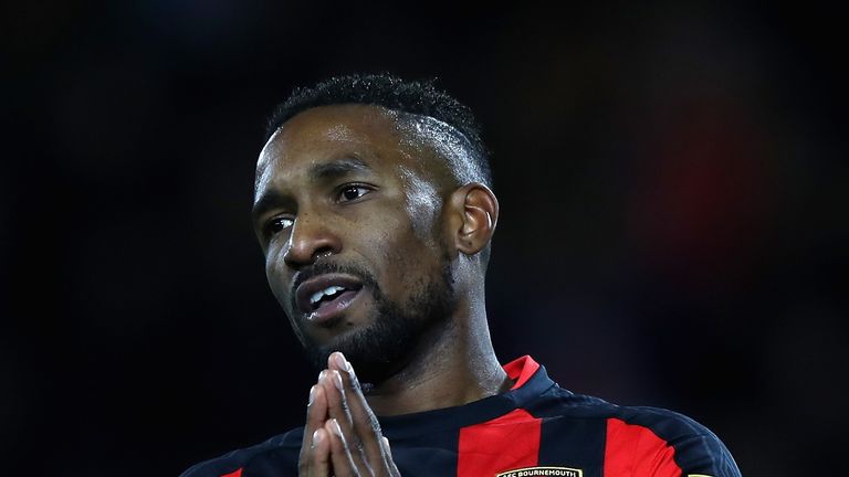 Jermain Defoe has made just eight Bournemouth appearances this season