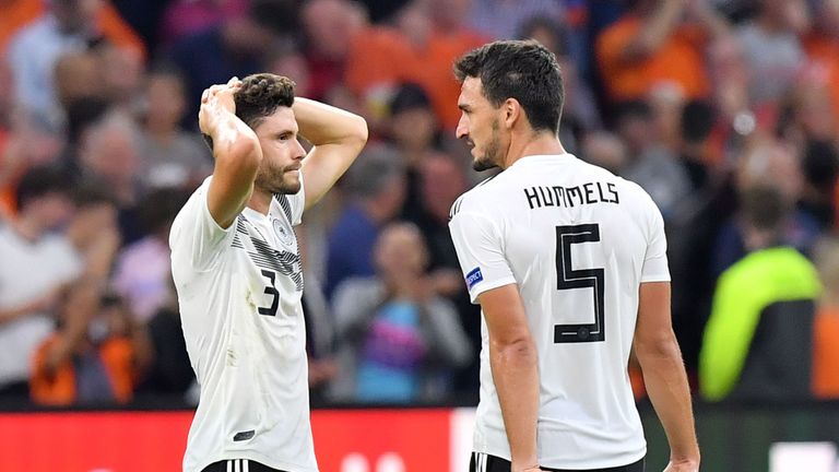 Germany's defence struggled with set-pieces and Dutch counter-attacks