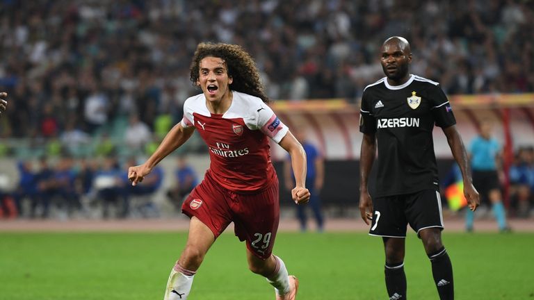 Matteo Guendouzi made it 3-0 to Arsenal