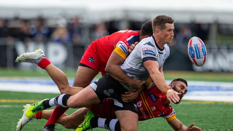 Josh McCrone couldn't get past an incredible London defensive performance