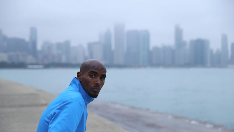 Mo Farah was bleeding after being bitten by a dog in Switzerland