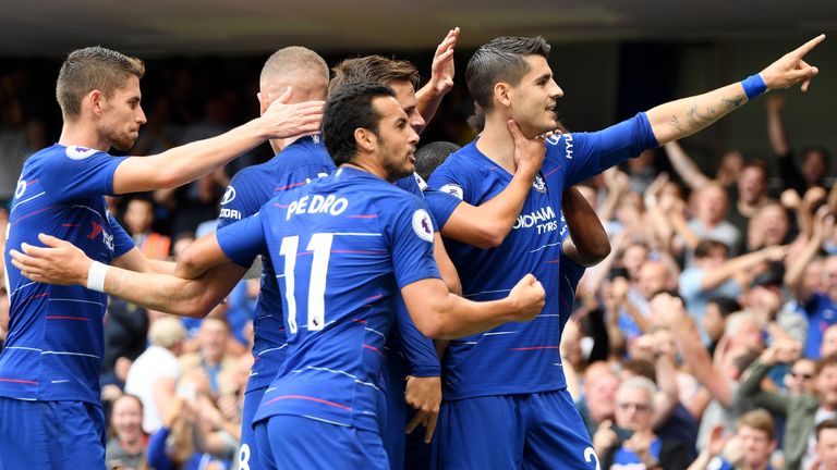 Alvaro Morata's only goal of the season came against Arsenal