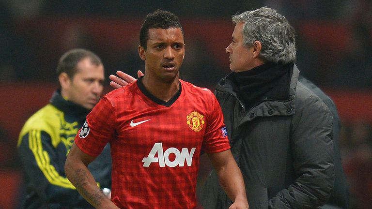 Nani faced Jose Mourinho when his compatriot managed Real Madrid