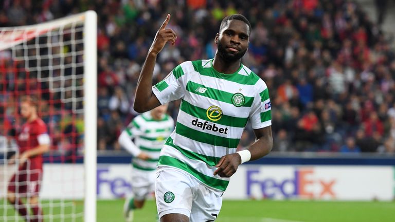 Odsonne Edouard celebrates his opening goal