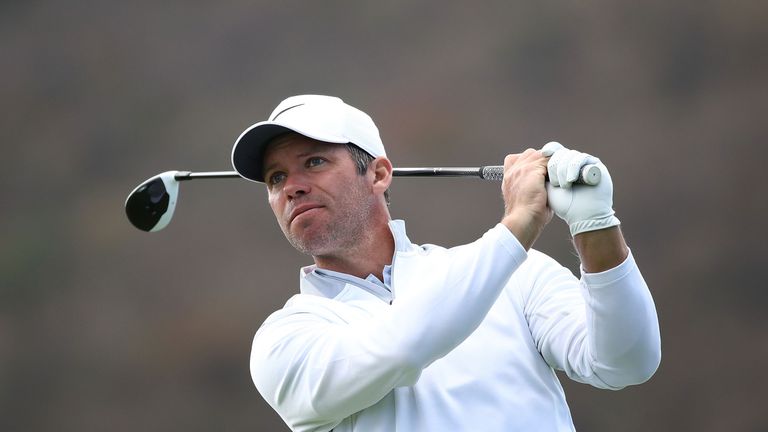 Paul Casey enjoyed a hole-in-one at the seventh