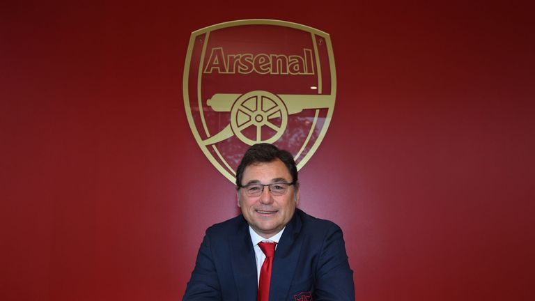 Raul Sanllehi admits Arsenal will have to review their transfer plans