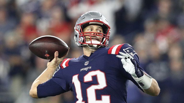 Watch Tom Bradys 500th Career Passing Touchdown For New England Patriots Nfl News Sky Sports