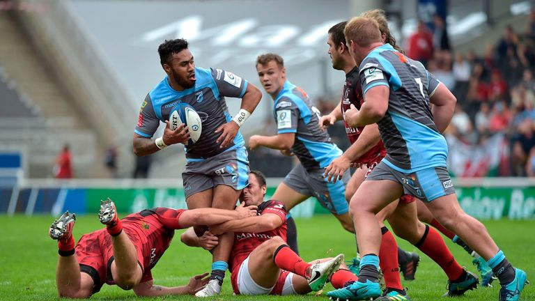 Cardiff Blues came back from an early 10-0 deficit, and being behind at the break, to secure victory