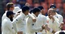 Leach takes four as England close in