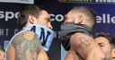 Masked Usyk & Bellew eye to eye